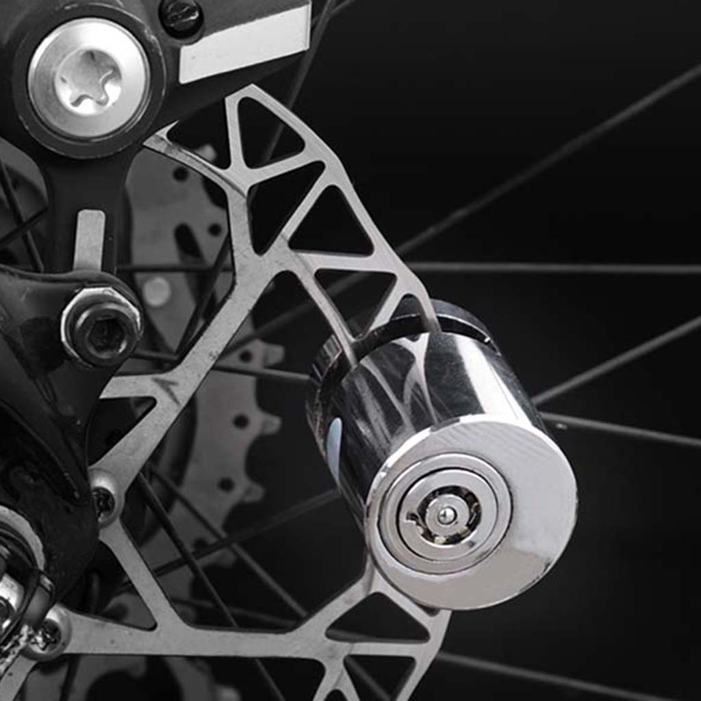 Motorcycle Scooter Rotor Wheel Disc Brake Lock Bike Padlock with Two Keys
