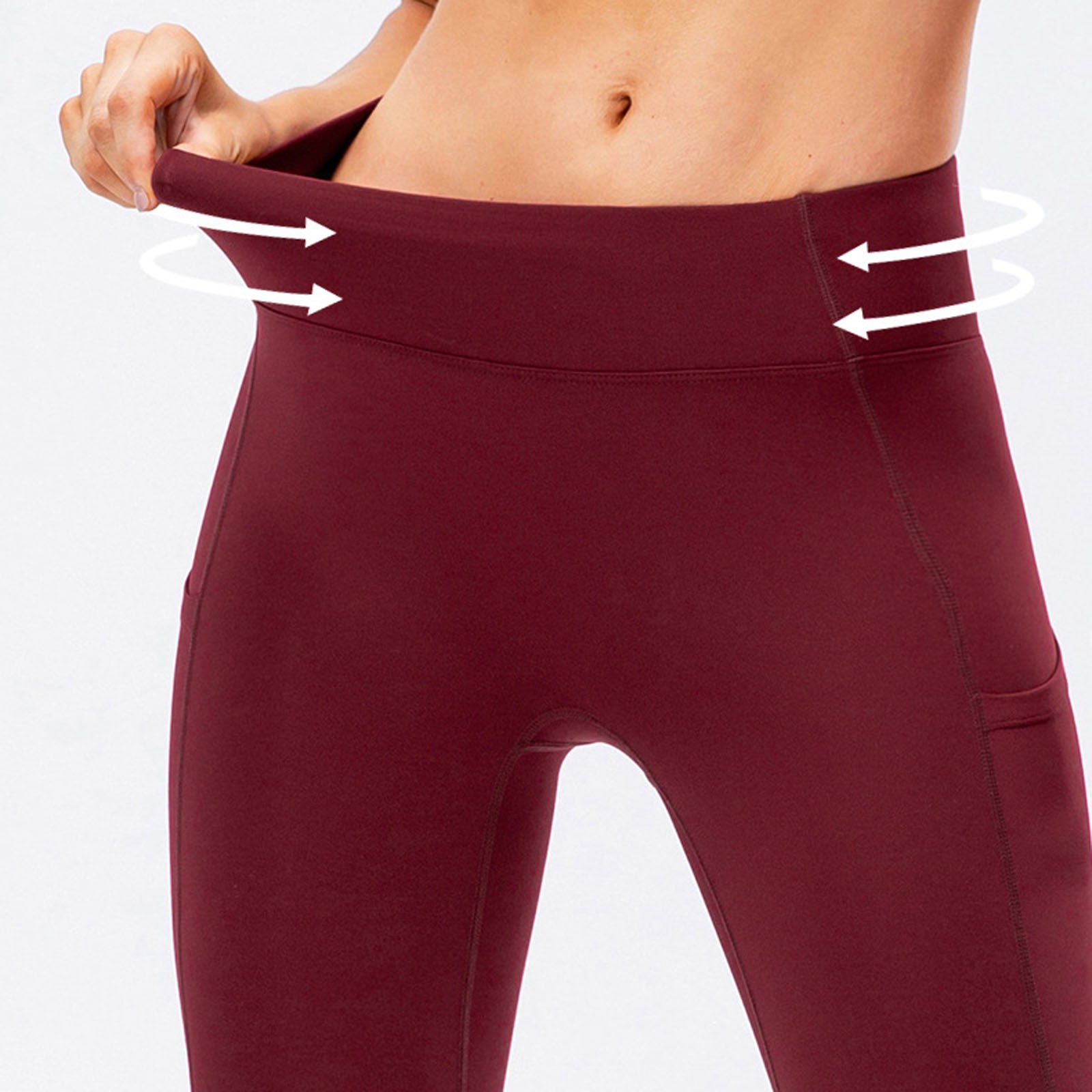 Autumn Woman Thick Warm Leggings Plus 