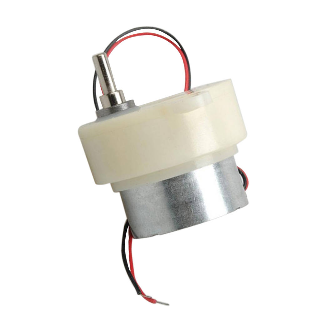 DC 3V 6V 12V Gearbox  Reduction Slow- Metal For DIY Boat Model