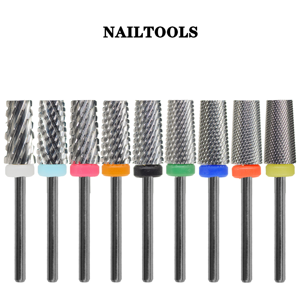 Best of NAILTOOLS 6.6 Sharp Large Original Color Trapezium Tapered Barrel Tungsten Steel Carbide Milling Cutter Nail Drill Bit Reviews & Tips