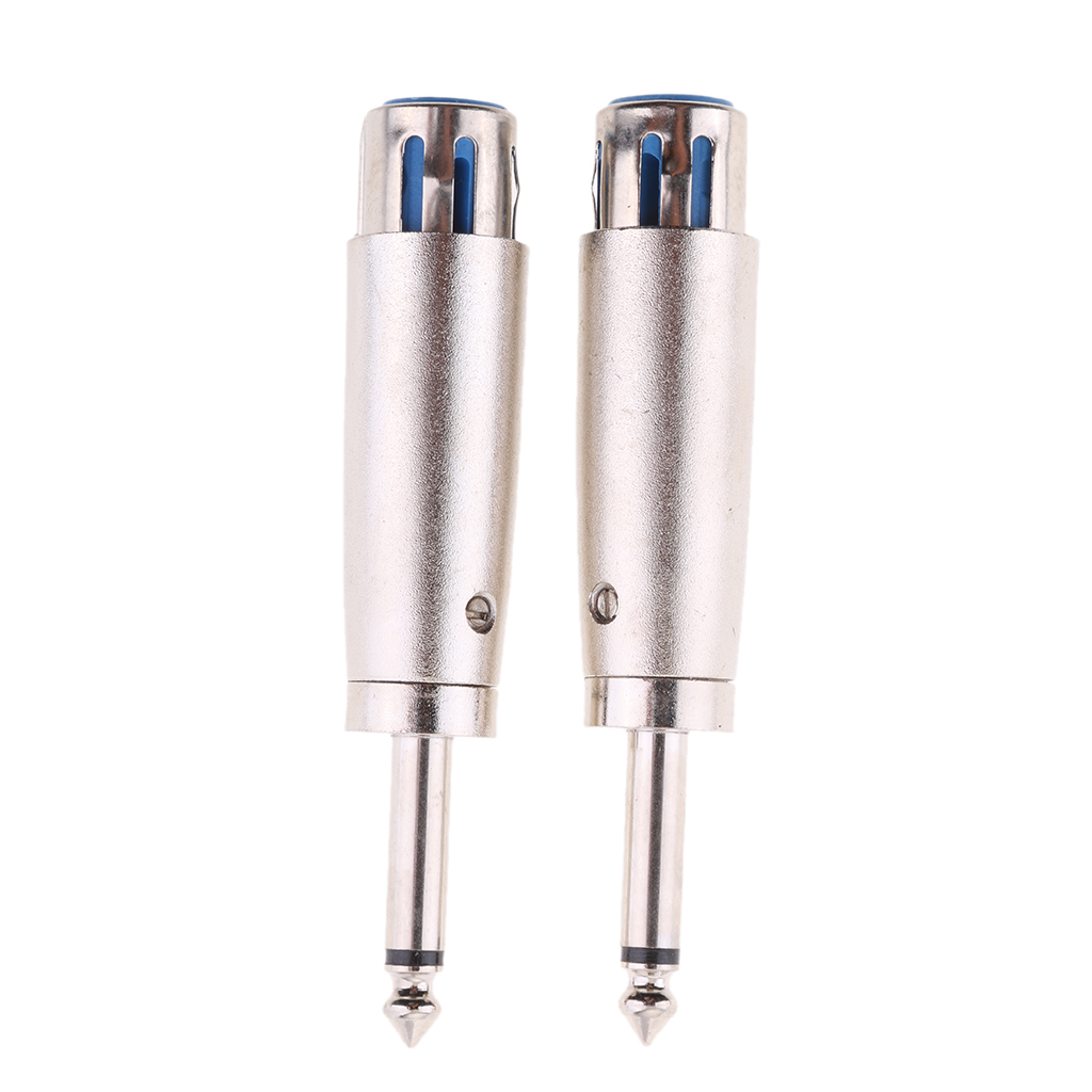 3 Pin XLR Female Connector to 6.3mm Male Connector Adapter A