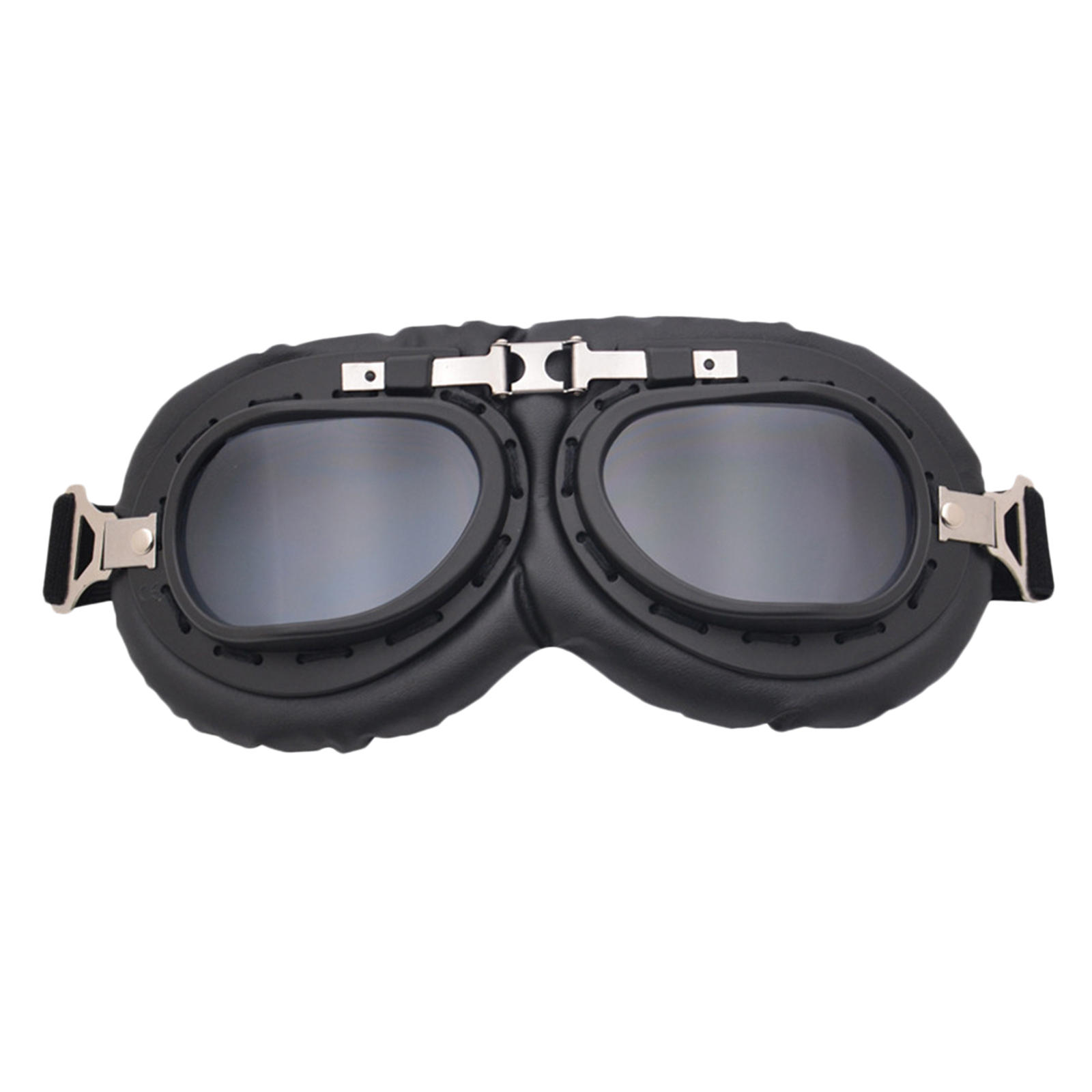 Motorcycle Goggles Pilot Style Sports Glasses for Half Helmet ATV Scooter Off-Road