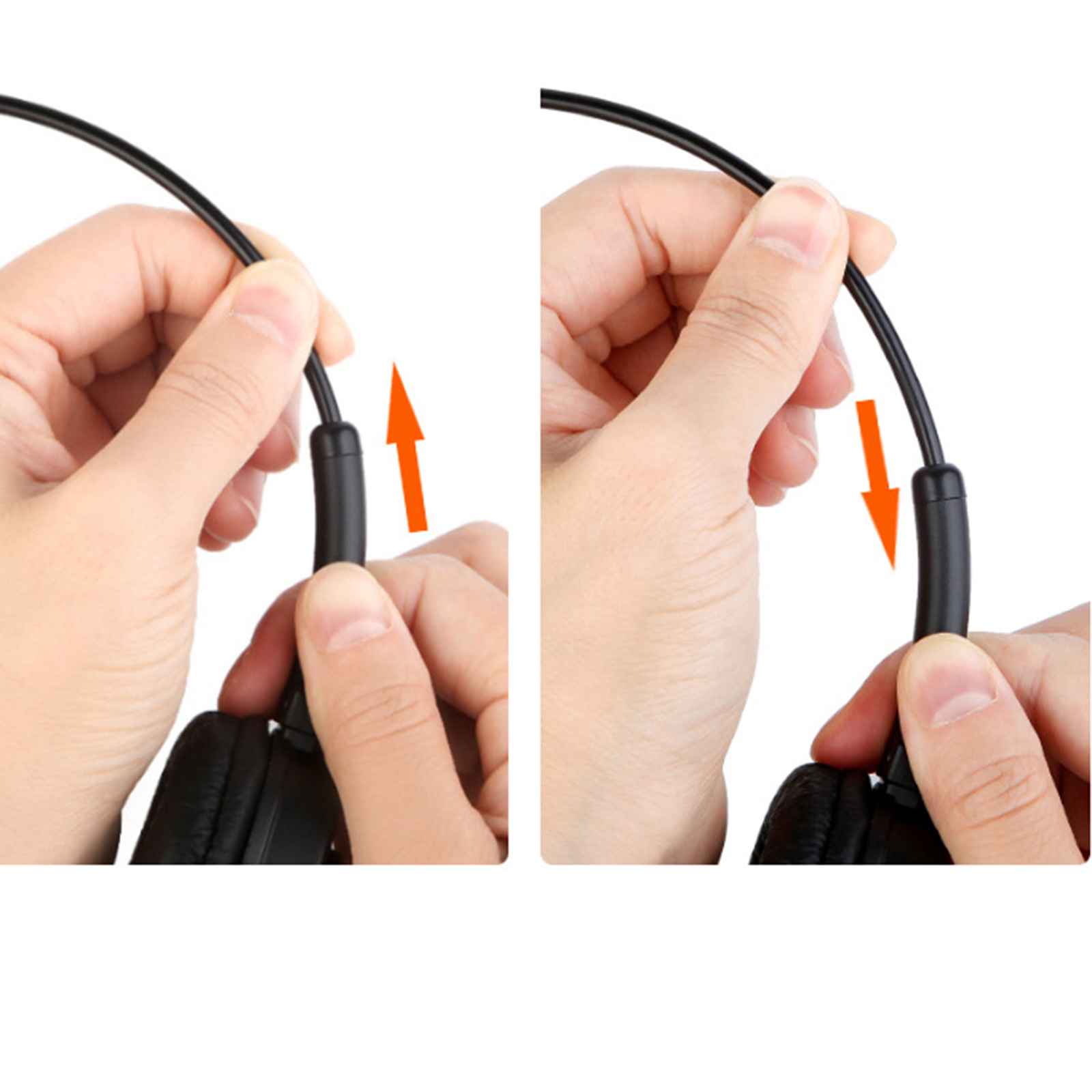 3.5mm Wired Headphone Audio Controls for School Office Classroom Call Center