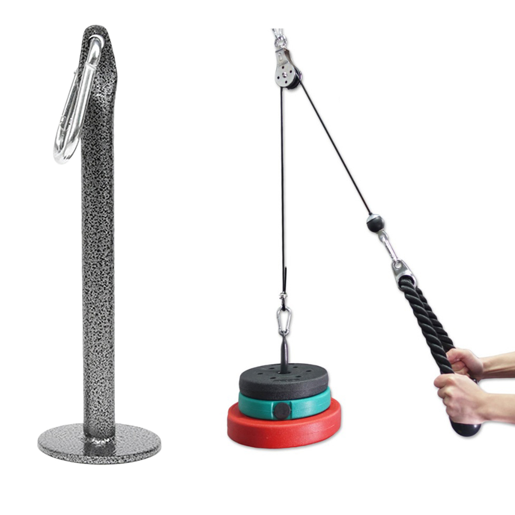 Steel Weight Plate Loading Pin Steel Workout Weights Lifting Holder Stand Rack Home Fitness Snap Clip Bracket