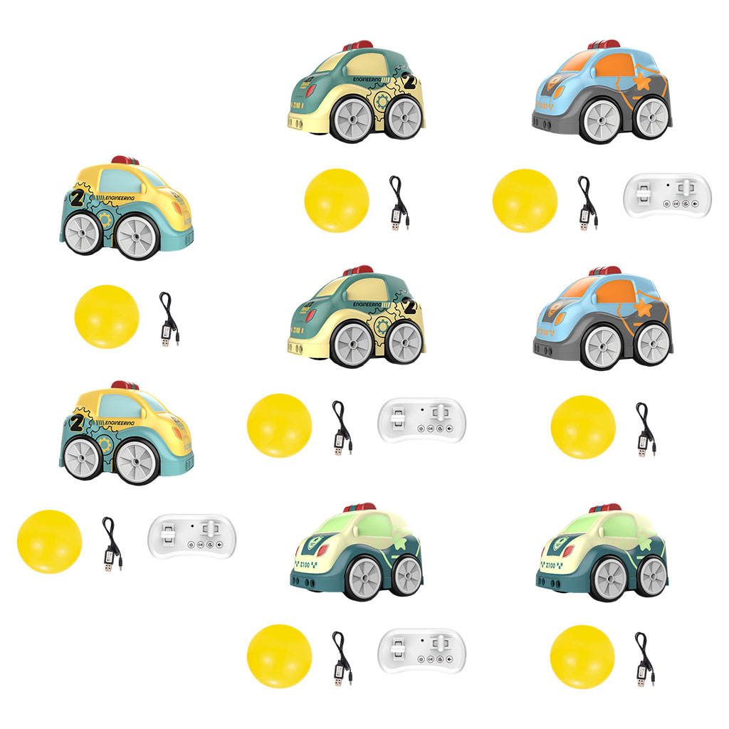 Cartoon RC Car Intelligent 2 AAA Batteries(Bring Your Own) for Learning to Crawl Stimulatating Auditory Visual Development