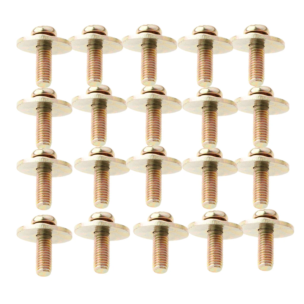 20pcs Metal Drum Set Lug Claw Hook Mount Screws Hardware For Dummers