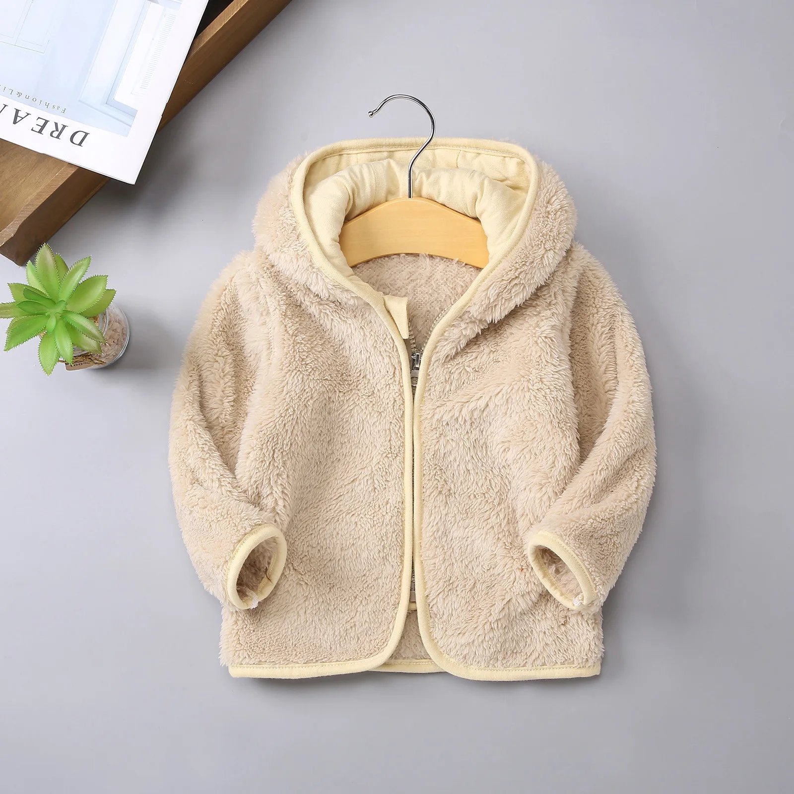 Baby Boys Girls Winter jacket Infant Warm Clothes Windproof Hooded Coat Toddler Flannel Outwear Children Clothing Baby Coats