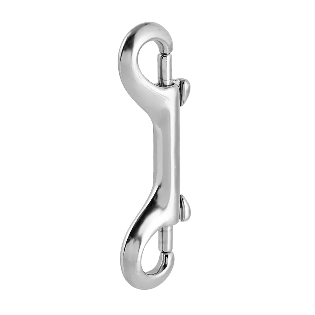 Multi-Functional Pro Scuba Boat Marine Grade Clip Stainless Steel Double Ended Bolt Snap 65-115mm Climbing Accessories