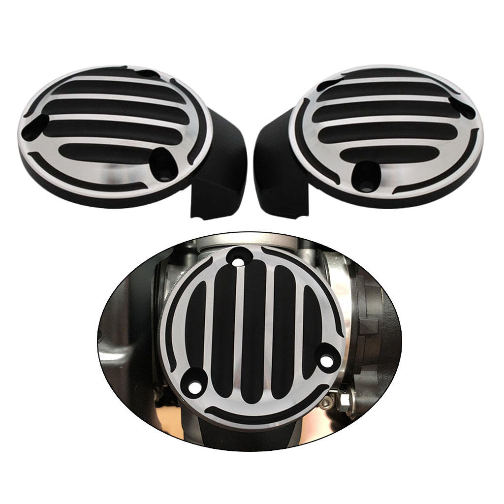 Throttle Body Carb Top Covers for   T120 Bobber Speedmaster Thruxton 2016-2018 aluminum alloy, longer use time