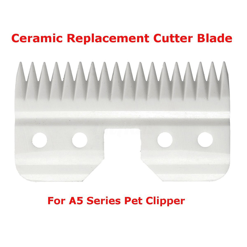 Ceramic Edge Pet Clipper Blade, Aço revestido