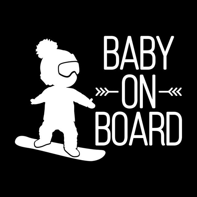 1x Sticker Baby On Board Car Truck SUV Window Bumper Wall Vinyl Sticker  Decal