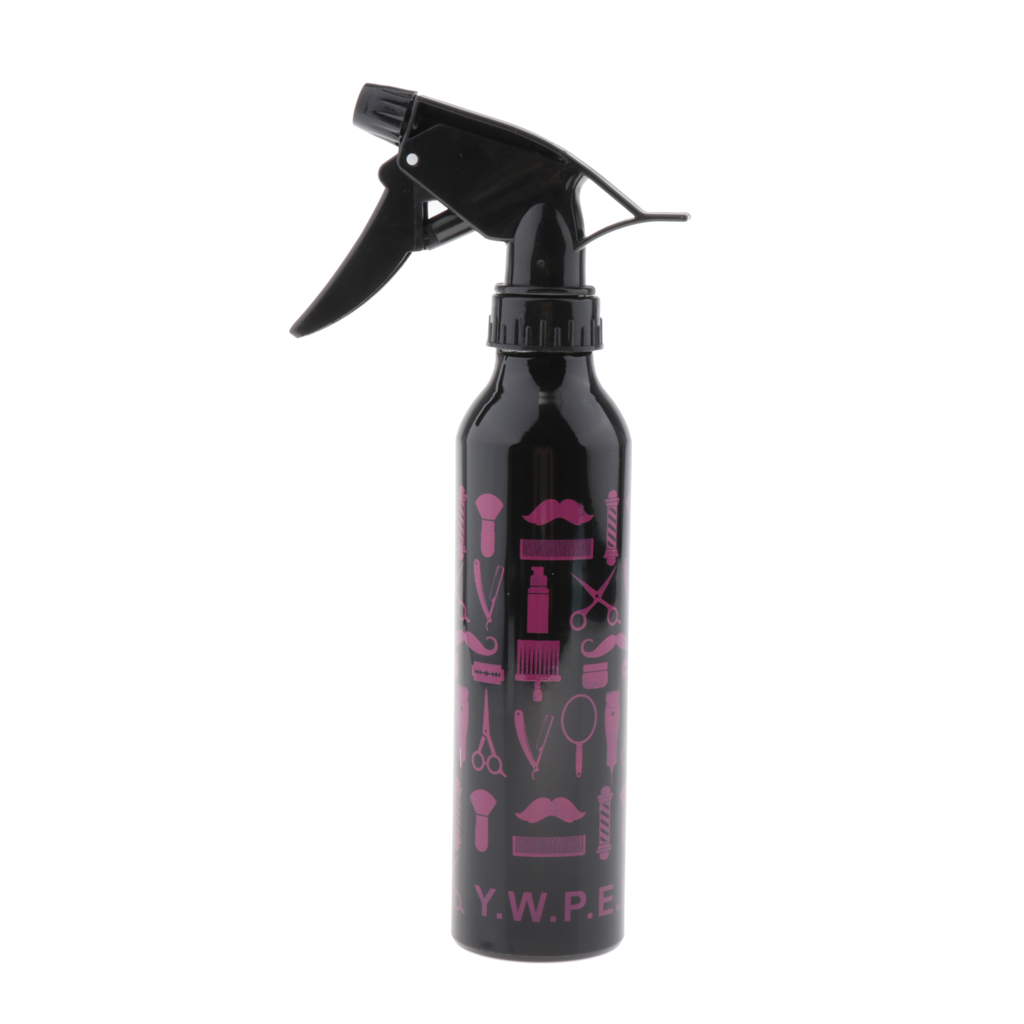 300ml Hair Spray Bottle, Aluminum Pump Bottle Sprayer Hairdressing Tattoo Water Soap Storage Bottle Vial