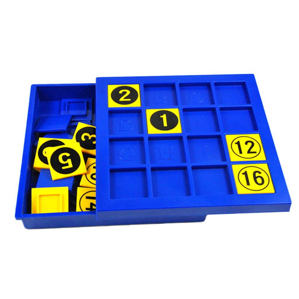Pack of 16 Sudoku Board Puzzle Game Digital Chess Block Learning Board Games