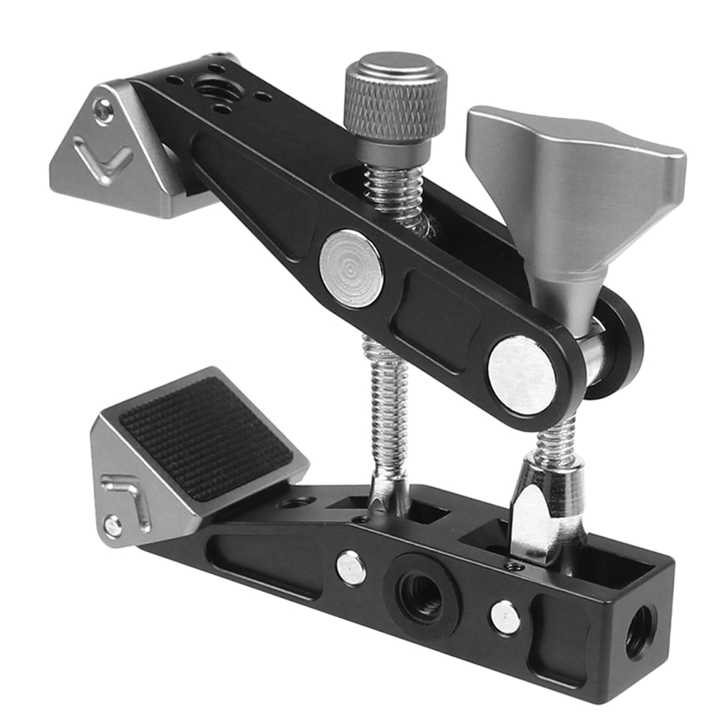 Heavy Duty Camcorder Clamp Mount Table Kit for Cameras Studio Photographer Flashlight Travel Outdoor Filming Shooting Recording
