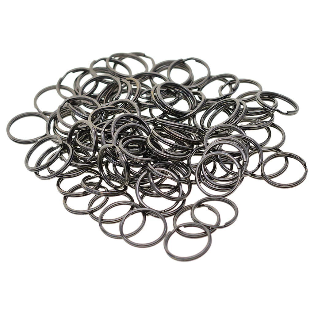 100Pcs 18mm Metal Split Rings, Rind Connectors for Chandelier, Curtain, Crystal