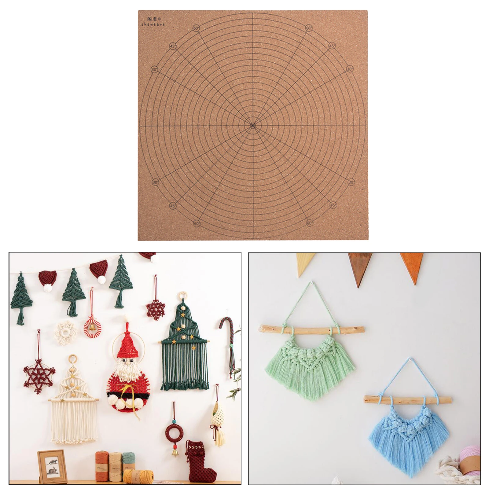 Crafts Blocking Mats for Knitting - Macrame Board with Grids for Needlepoint or Crochet