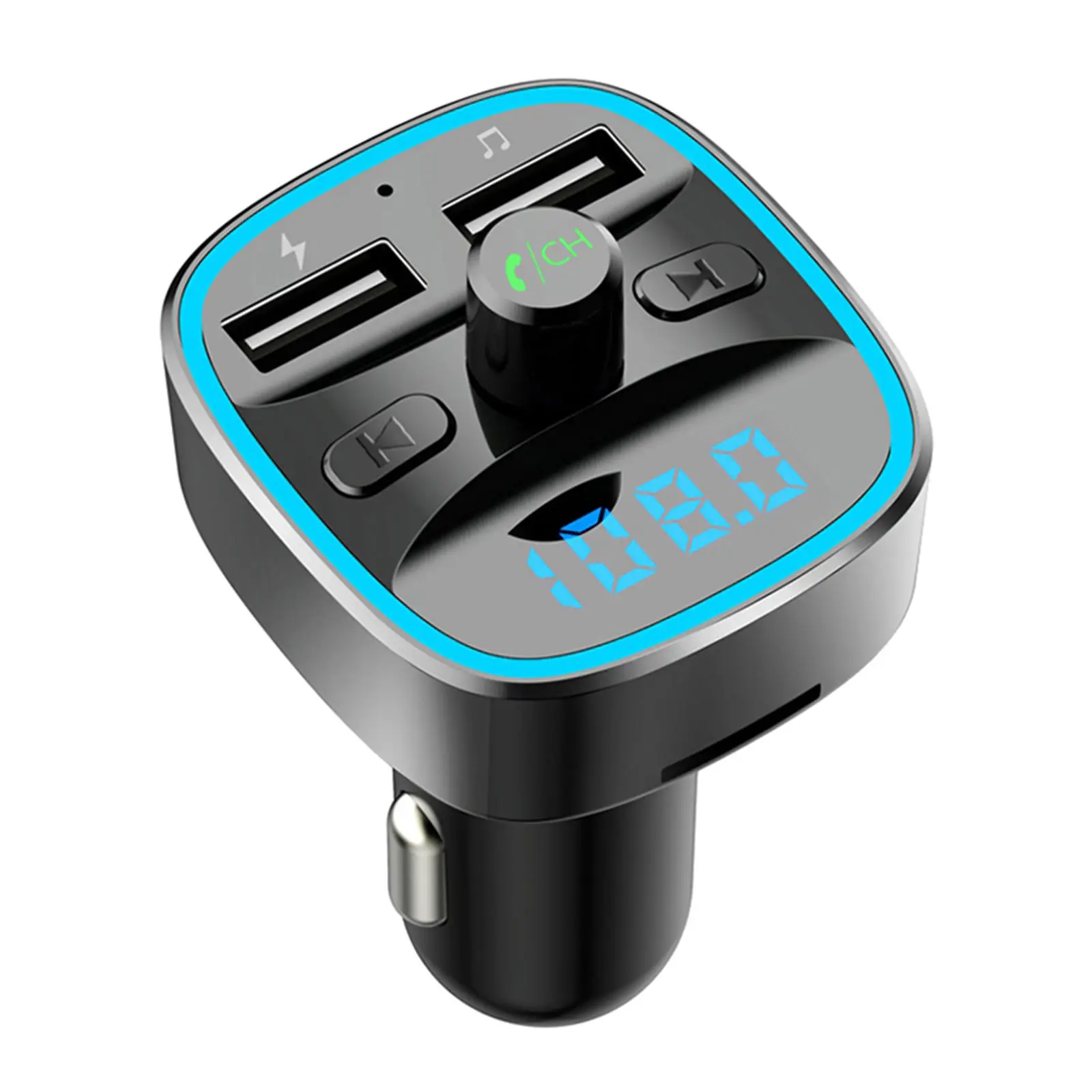 Car MP3Player Bluetooth 5.0 Receiver FM Transmitter Dual USB Car Charger U Disk TF Card Support Interior Accessories