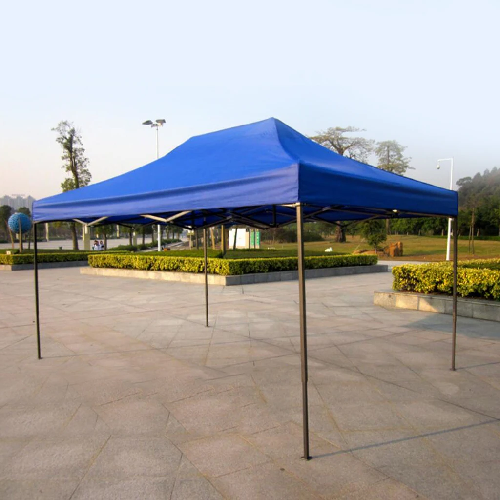 Replacement Double Top Cover Tent Canopy Outdoor Gazebo Camping Beach Tent for Hiking Park Fishing Backyard Outdoor 3x6m