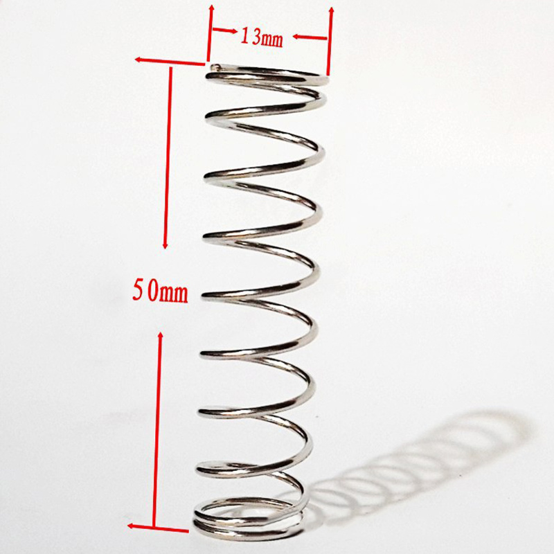 Ressorts Compression Acier Inoxydable 304 - Lot 10, Fil 0.5mm, Diam. Ext. 6mm, Longueur 15mm