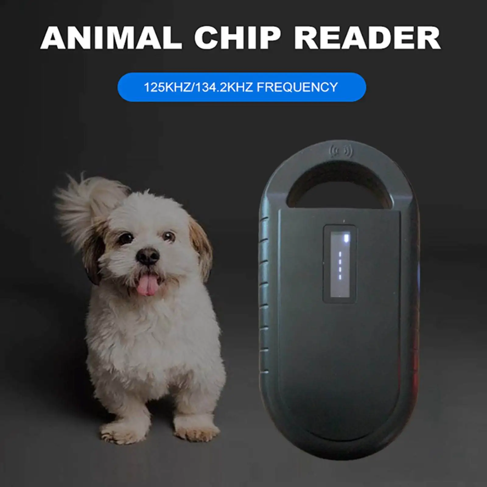 Universal Pet ID Reader 134.2KHz USB Fdx-B Portable RFID Emid Digital Pet Tag Scanner Tag for Horse Dogs Tracking Identification