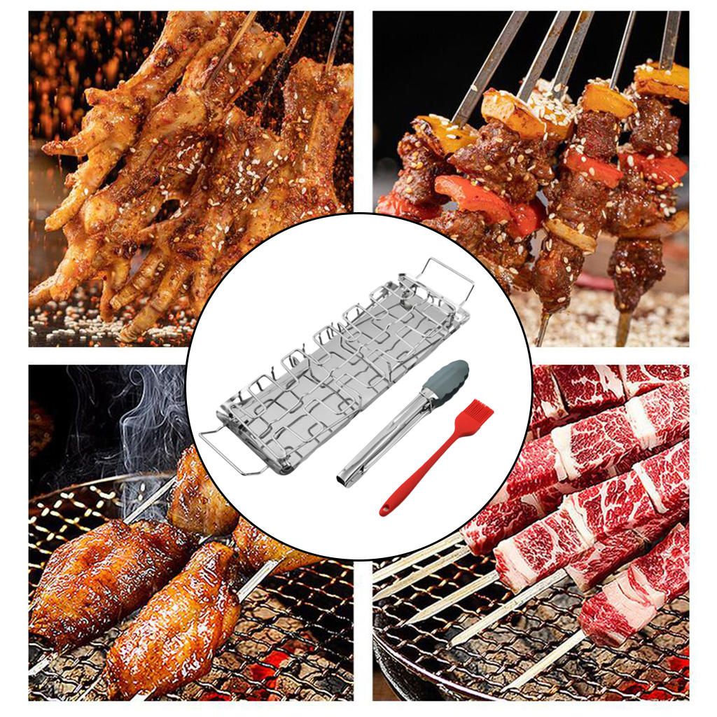 Chicken Drumsticks Rack Stainless Steel Dishwasher Safe Roaster Stand Grill Holder Roasting Rack for Smoker Grill or Oven Cook