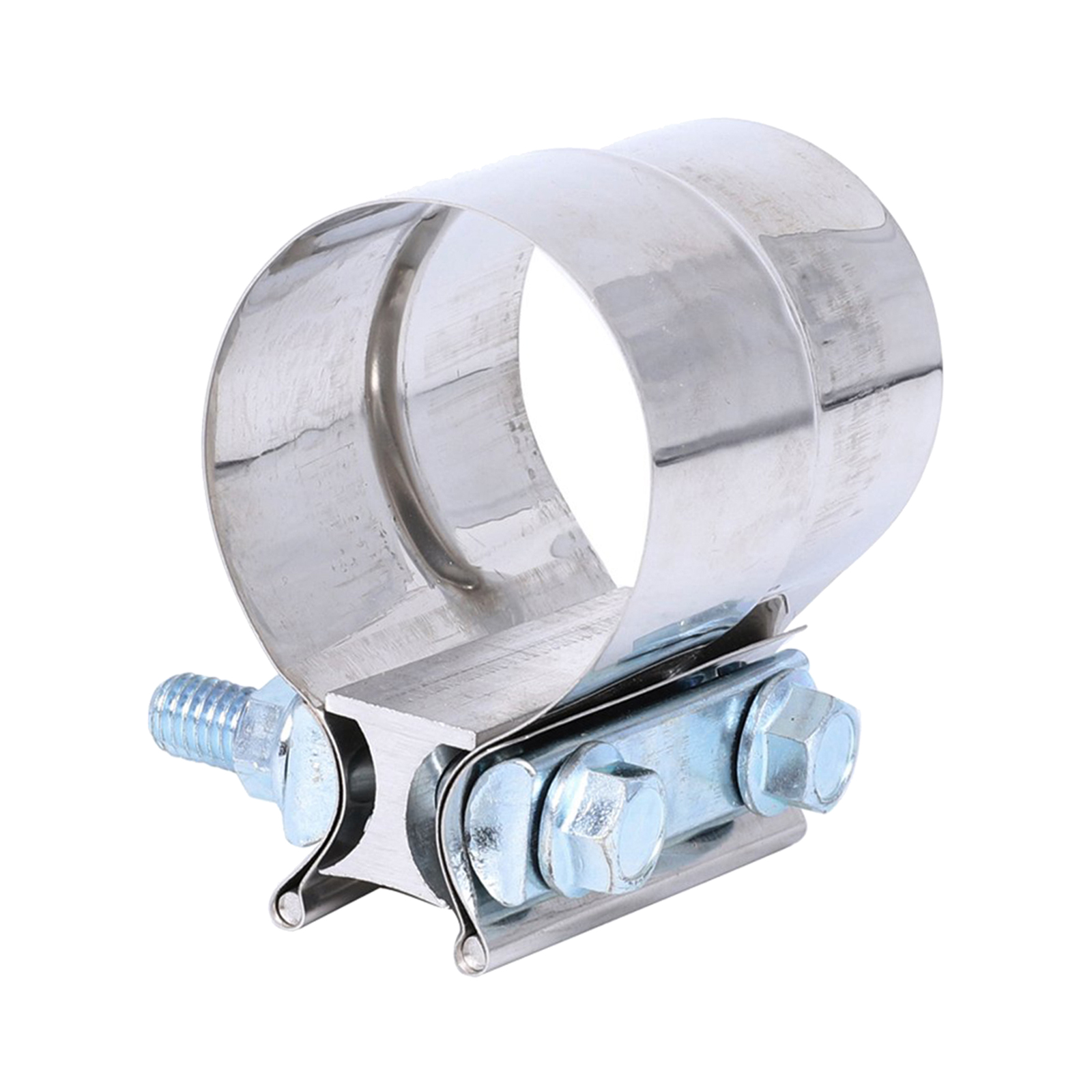3 Inch Butt Joint Exhaust Band Clamp for OD to ID Pipes Exhaust System Connection Leakage Free Car Pipe Replacement Accessories
