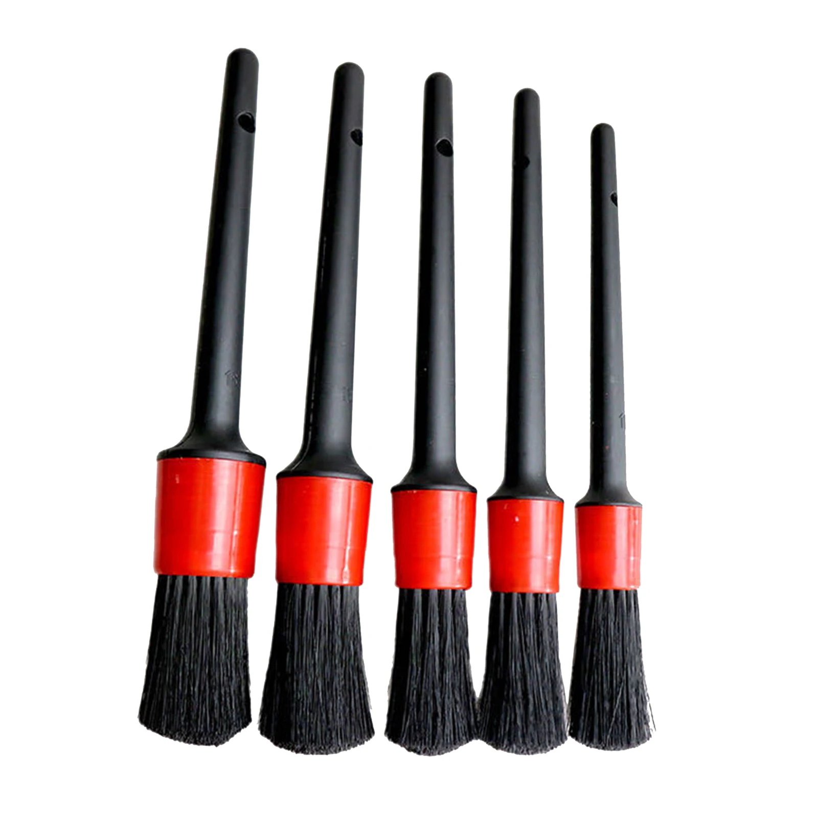 Car Detailing Brush Kit Plastic Handle Automotive Interior for Tires Wheel Engine Detail Clean Brush Tool