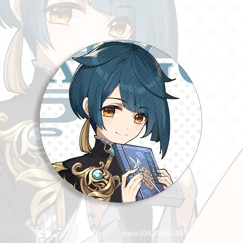 58mm Game Genshin Impact Brooch Pin Xiao Kaedehara Ayaka Baal Raiden Shogun Cosplay Badge Accessories For Clothes Backpack Gift 58mm Game Genshin Impact Brooch Pin Xiao Kaedehara Ayaka Baal Raiden Shogun Cosplay Badge Accessories For Clothes Backpack Gift