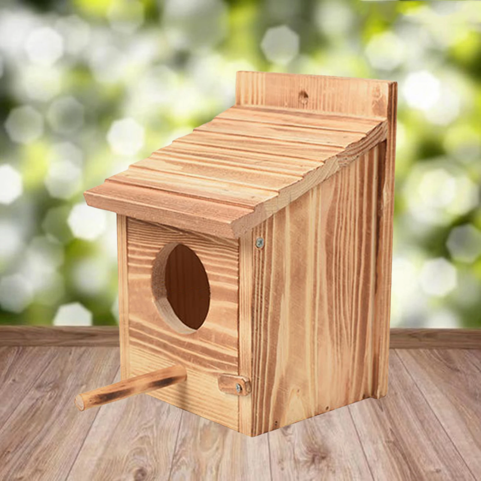 Pets Solid Wood Bird Nest Hole Outdoor Bird Nest Household Insulation Bird Cage Can Be Customized Parrot Breeding Box
