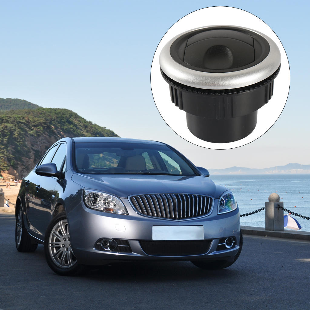 Universal Air Conditioning Outlet Round with Chrome Knob Style Air Vent Fit for RV Bus Electric Car Auto Accessories 47mm Tube
