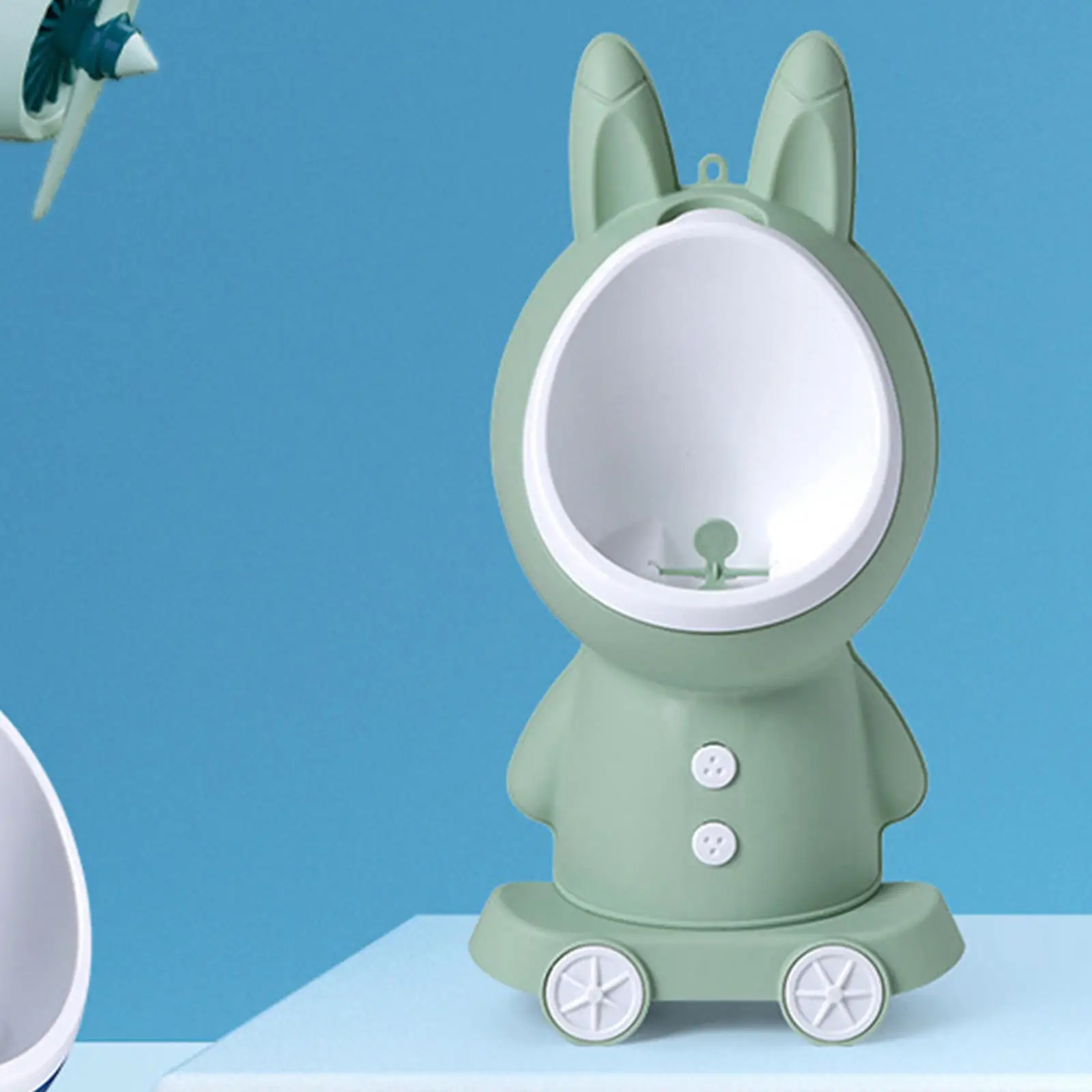 Portable RabbitPee Toilet Kids Children Standing Potty Urinal Wall Mounted Kids Baby Removable Bowl Insert