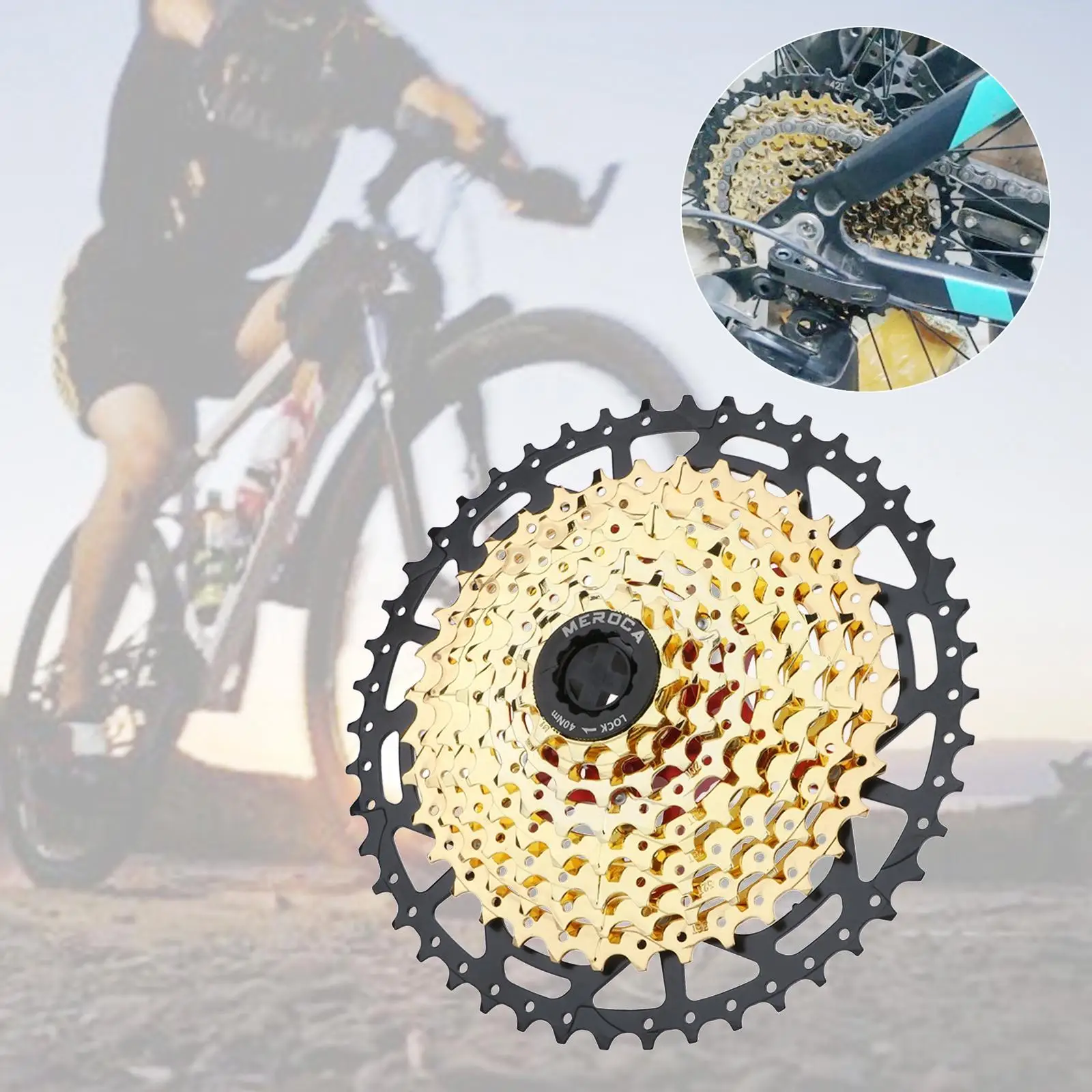 Bike Cassette Freewheel 9 10 11 12 Speed Sprocket Component for MTB Mountain Bike Cycling