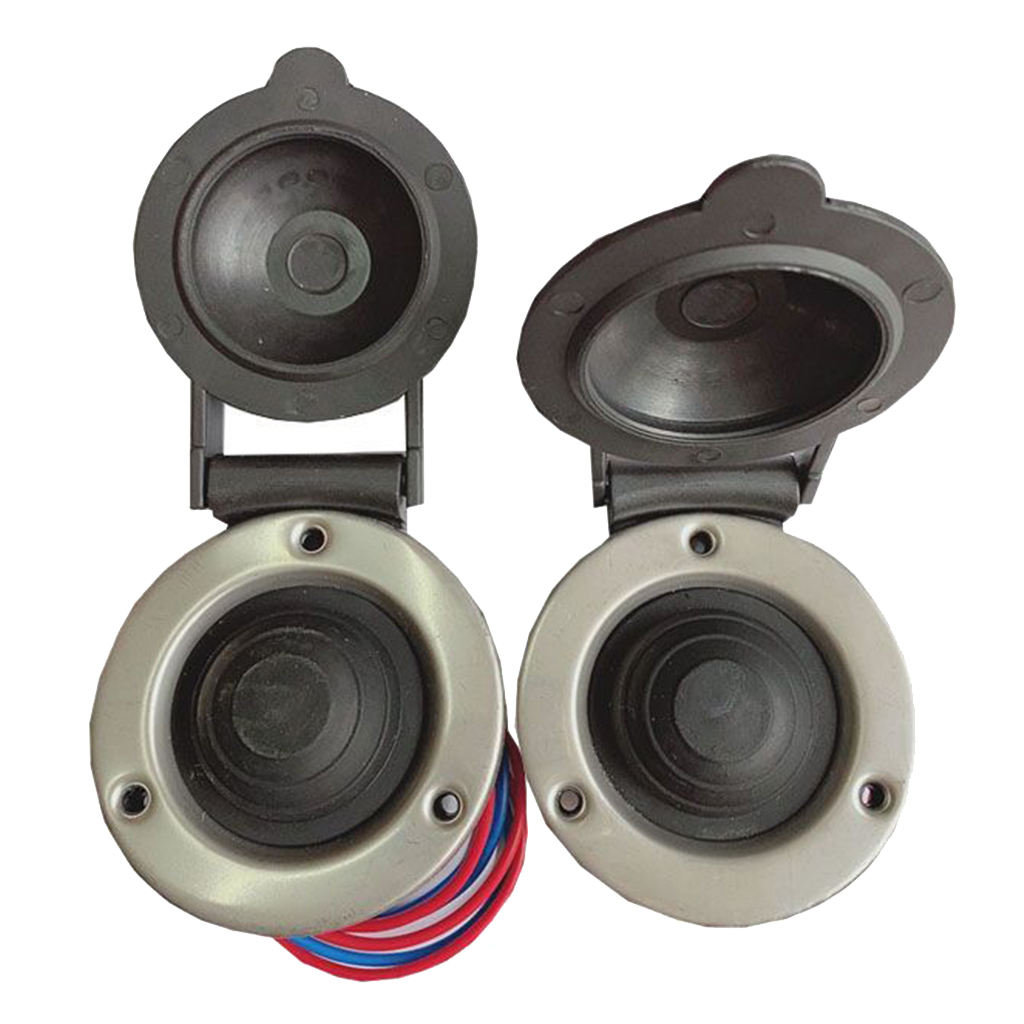 5A 12/24V Marine Boat Heavy Duty Covered Windlass Foot Compact Switch 75mm Dia.