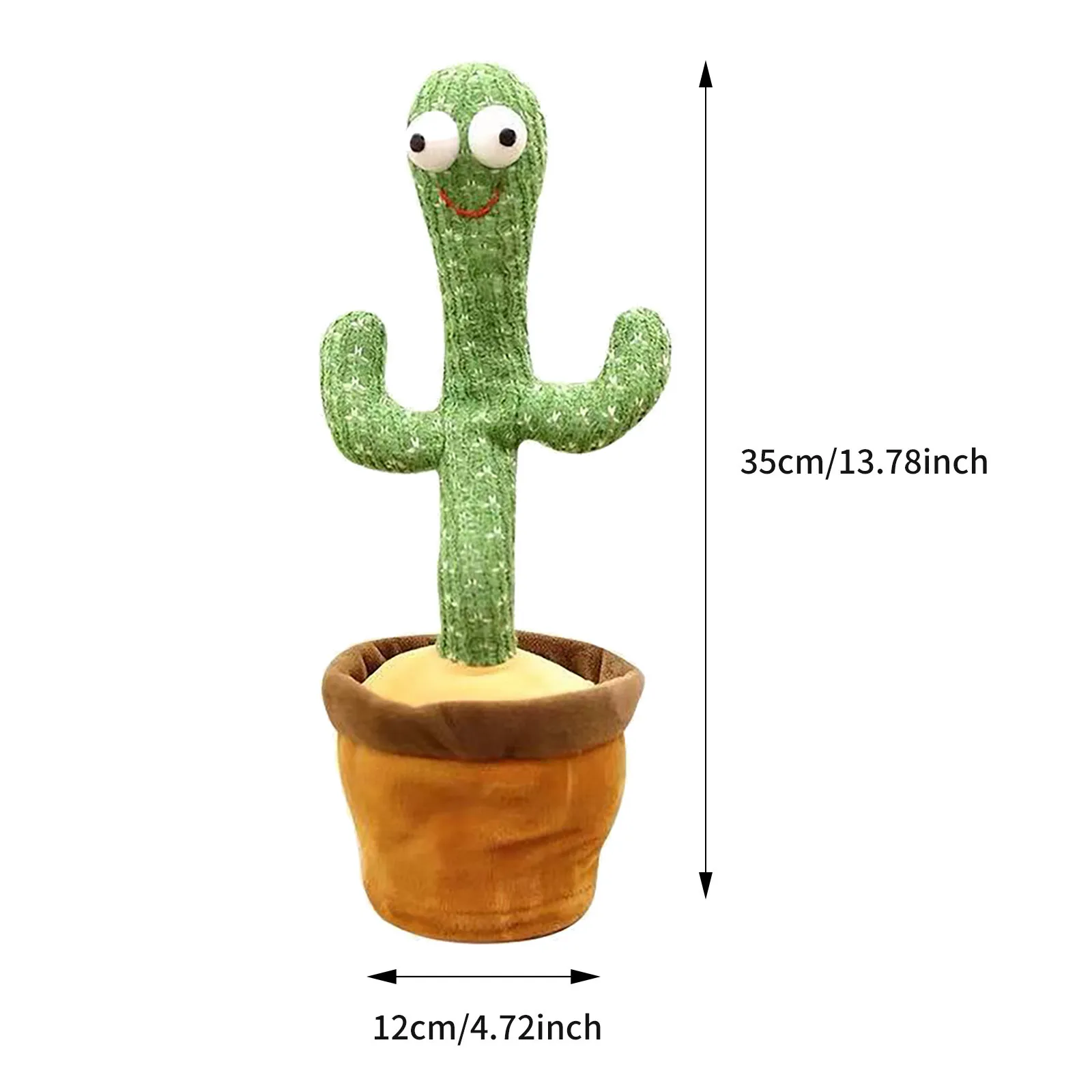 Electronic Shake Dancing Cactus Plush Toys Cactus Funny Childhood Toys With The Song Plush Cute Dancing Table Room Decoration