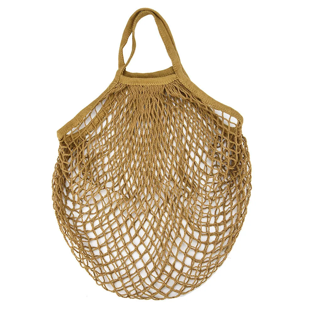 Mesh Net Turtle Bag String Shopping Bag Reusable Fruit Storage Handbag Totes ER 