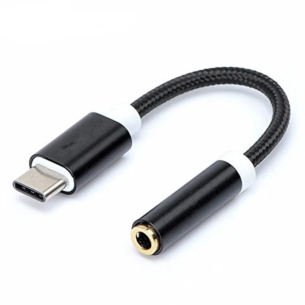 For Moto Z  Audio Earphone Type C to 3.5mm Cell Phone USB Cable Adapter