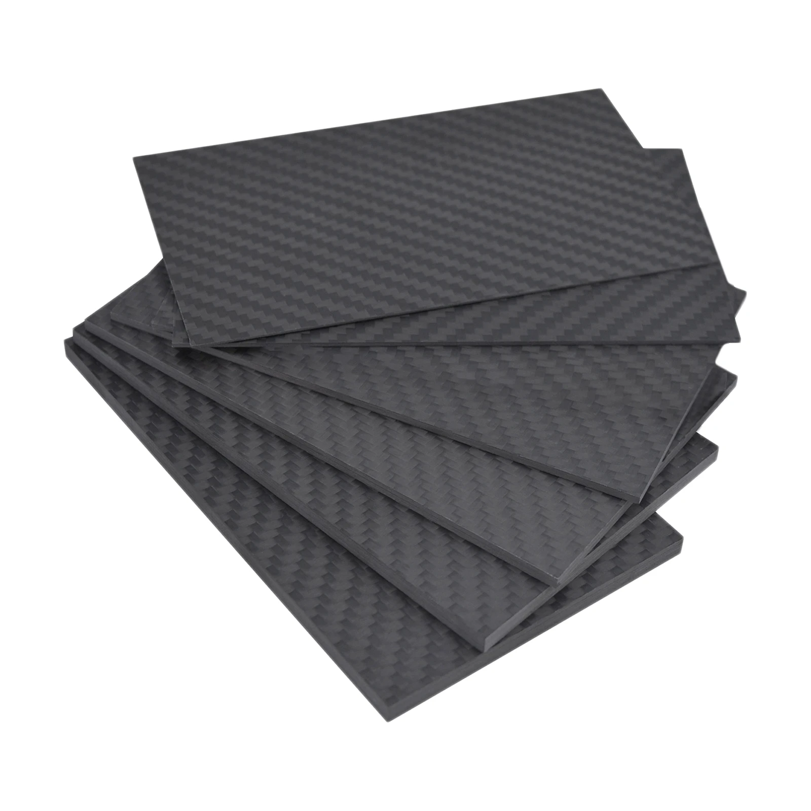 125x75mm 3K Carbon Fiber Plate Panel Sheet 0.5mm/1mm/2mm/3mm for RC Racing