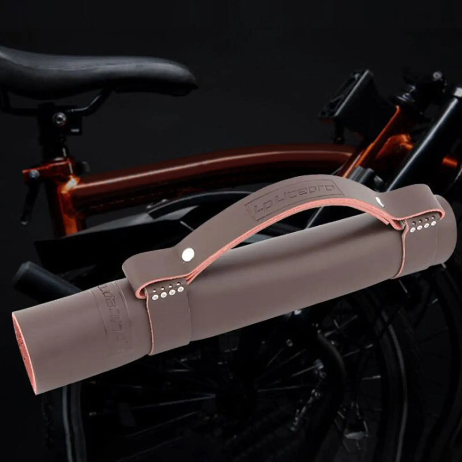 Leather Bike Handle Strap Bicycle Frame Carrying Lifter for Easy Carrying Accs