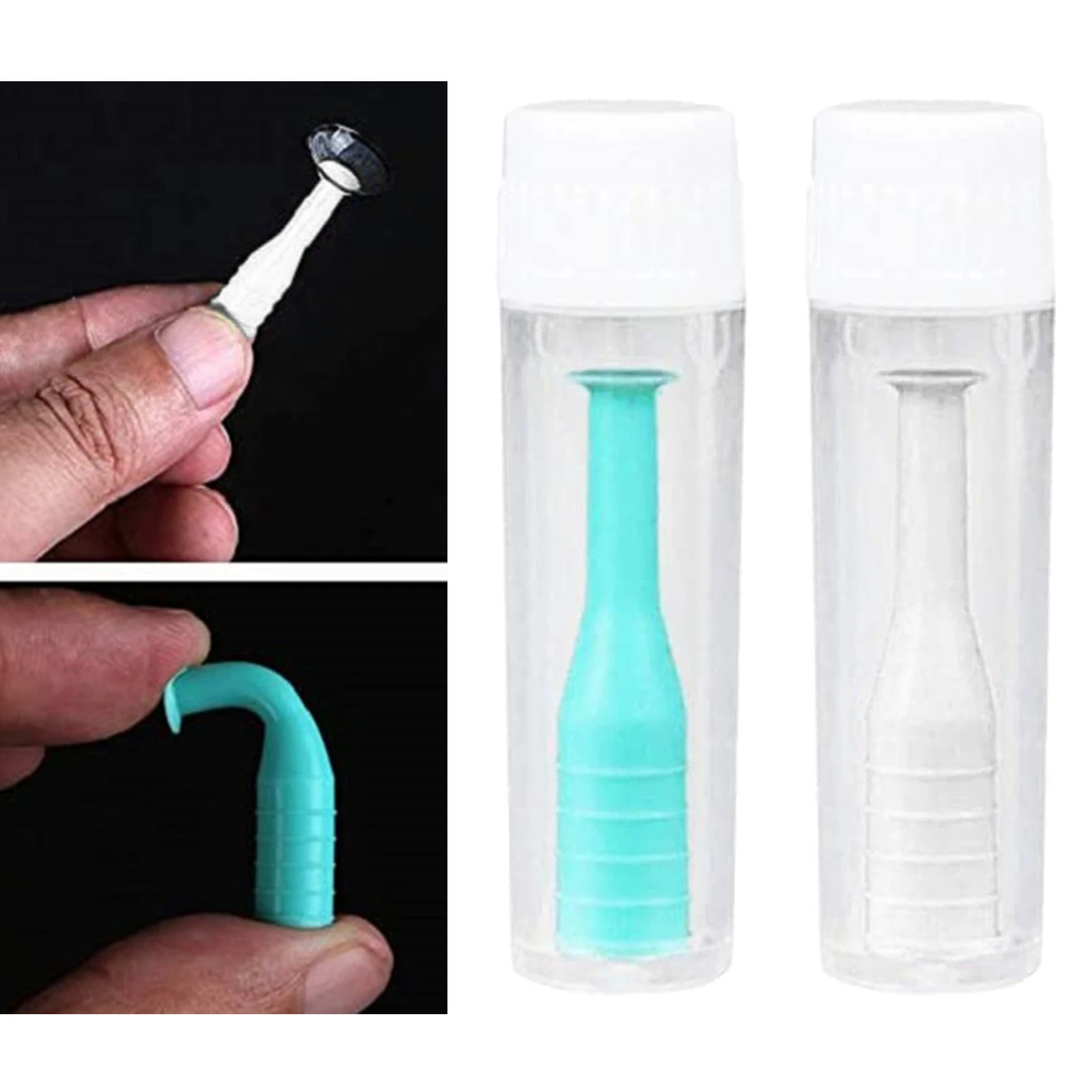 Hard Contact Lens Remover Insertion Tool Suction Stick Applicator for Soft Hard Lenses RGP