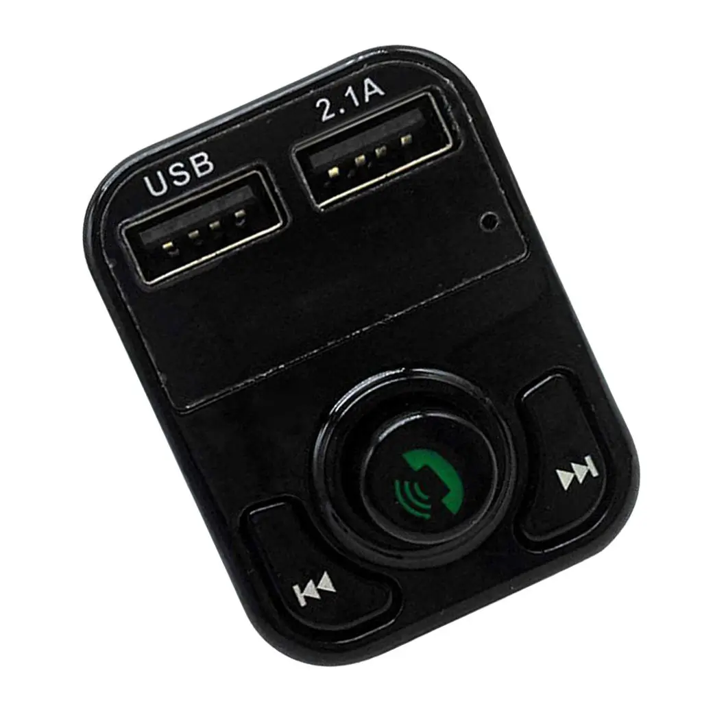 Wireless In-Car Bluetooth FM Transmitter Adapter Car Kit USB Charger