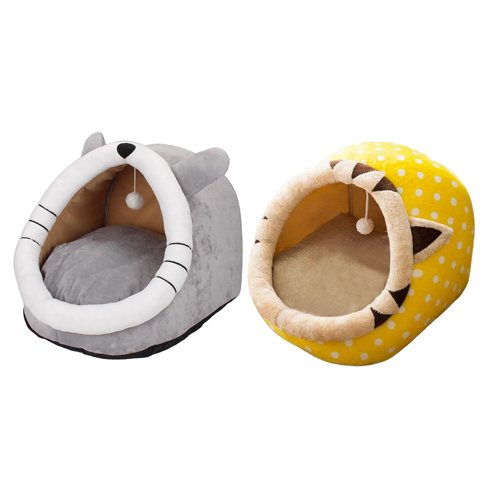 Soft Dog Bed Adorable Pet Winter Sleeping Nest for Small Animals Cat Puppy Kitten
