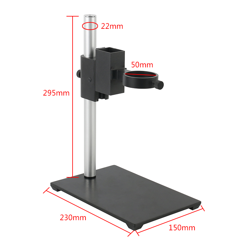 industrial microscópio de vídeo suporte metal desktop para hdmi vga câmera vídeo