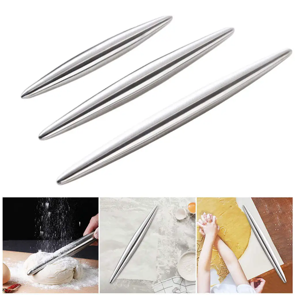 Solid Roller Pin for Baking Pastry BAKES Dumpling Wrappe Biscuit Kitchen Tools