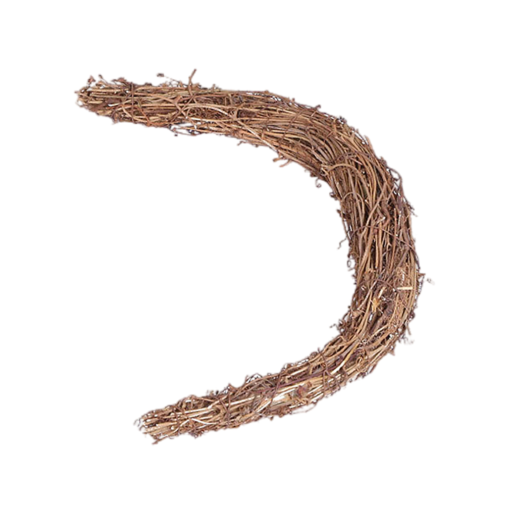 Natural Rattan Ring DIY Wreath Frame Vine Circle Twig Branch Wreath for DIY Craft Christmas Door Decoration Home Decor