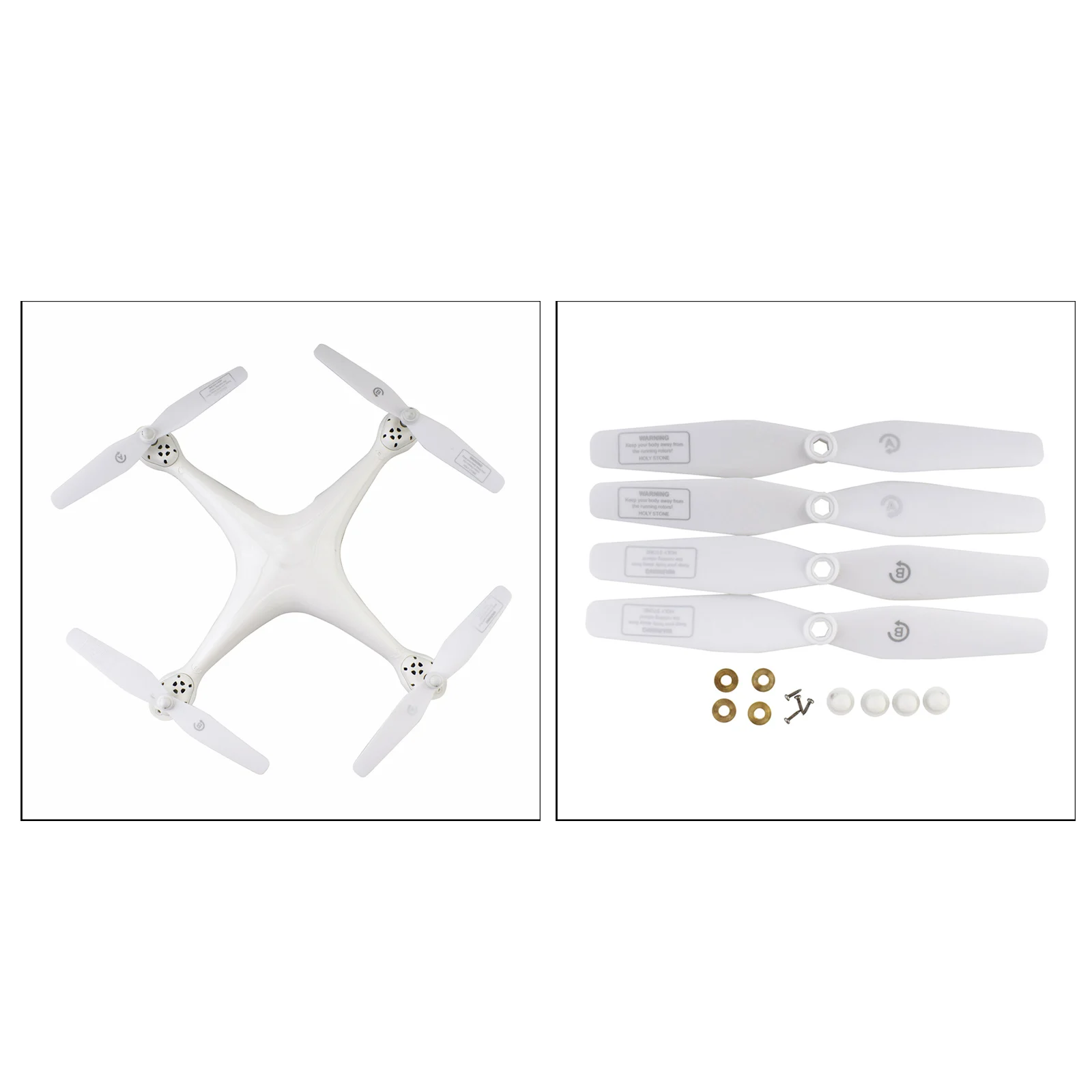 4PCS RC Drone Quick Release Plastic Foldable Propeller for SJRC S20W S30W T18 RC Quadcopter Accessories