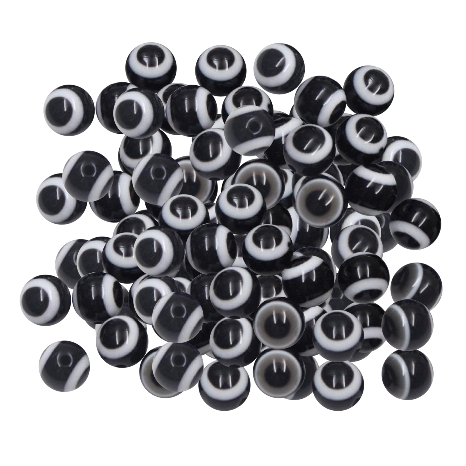 100x Fishing Bead Bait Eggs Kits Floating Ball Stopper Resin Glow Round Luminous for Saltwater Freshwater Salmon Trout