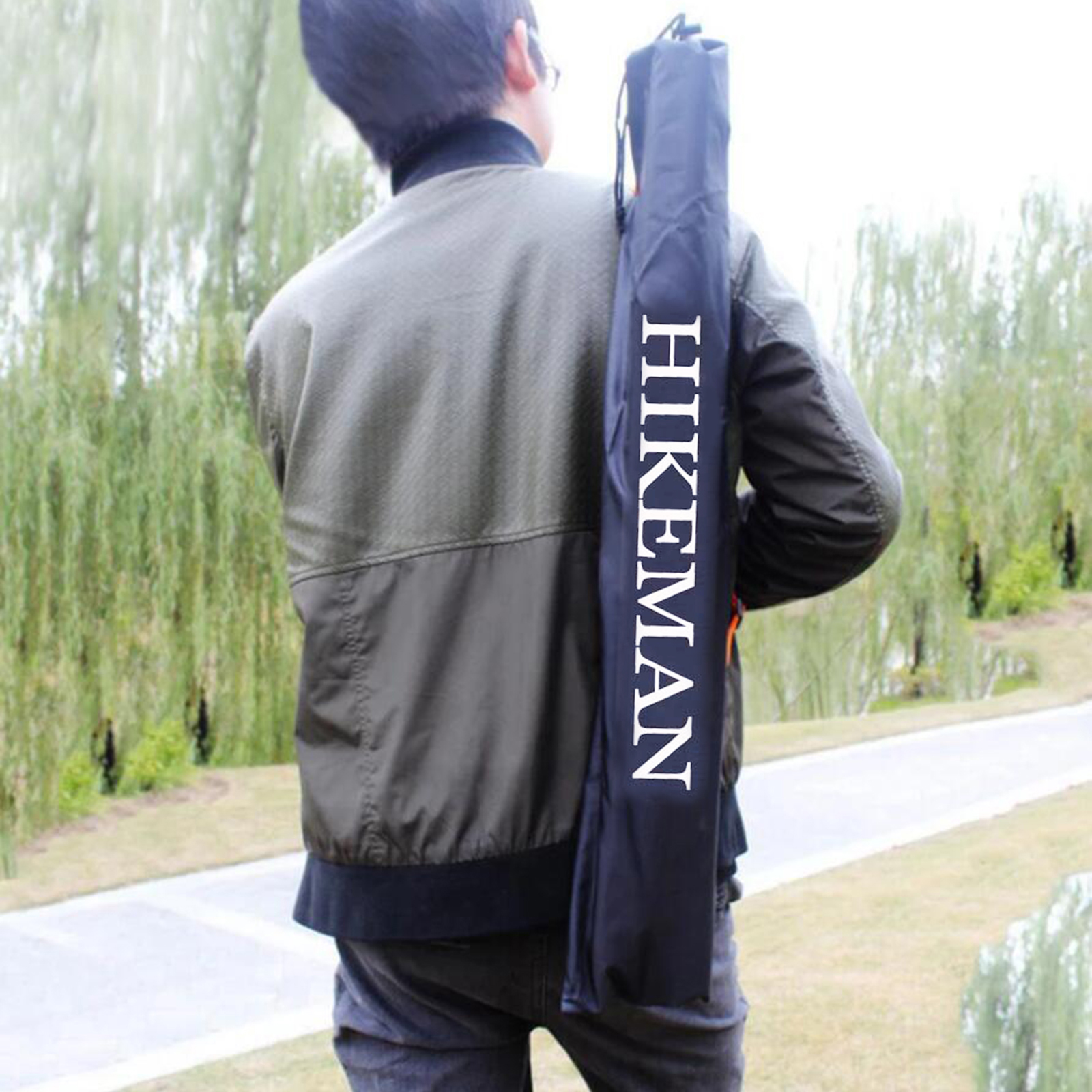 Tent Poles Storage Bag Holder Bar Rod Container Trekking Camping Equipment