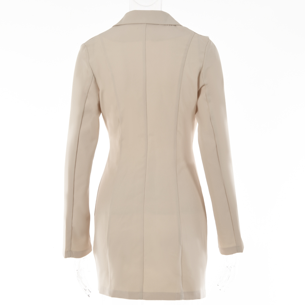 Waliicorners Lapel V Neck Hollow Out Pencil Dress Elegant Dresses Long Sleeve Blazer Dress 16 H731acdfb5af44b9e9fb17b76b3ccc90aU