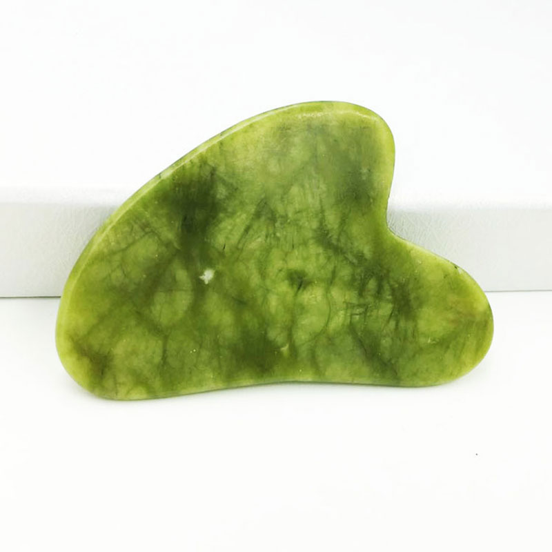 Best of Natural Jade Stone Gua Sha Gouache Scraper For Body Neck Home Sse Face Lift Back Pressotherapy Cellulite Massager Tools Devices Reviews & Tips - Image 5