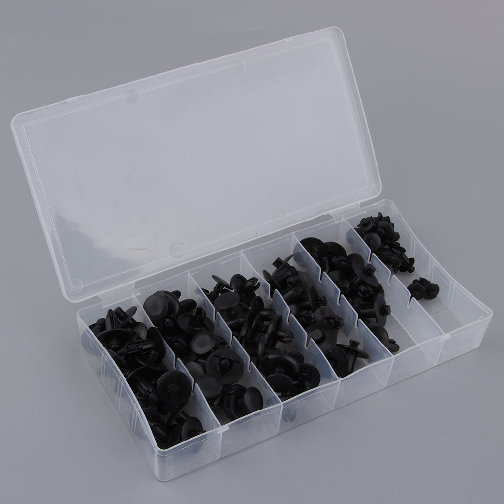 Car Motorcycle Bike Retainer Clips Nylon Fasteners Kit Auto Fastener Clips M6 M7 M8 Sizes Car Push Pin Rivet Trim